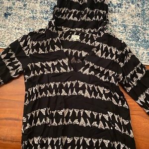 RVCA shark tooth hoodie